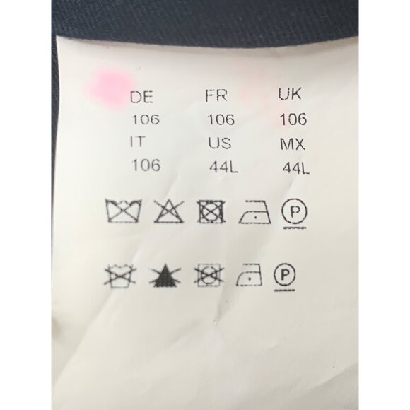 Hugo Boss Genius 2 Mens Slim Fit Stretch Wool Dress Pants 38 x 33.5 Blue RR10728 - Picture 7 of 14